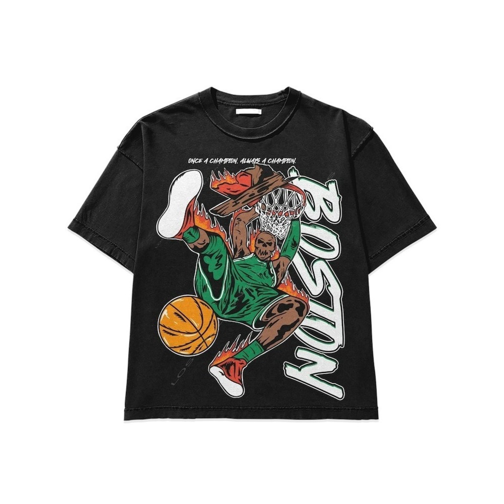 Boston Basketball T Shirt Boston   T-Shirt Vintage Boston T Shirt